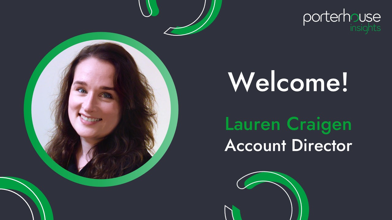 Welcome image for female employee at Porterhouse Insights