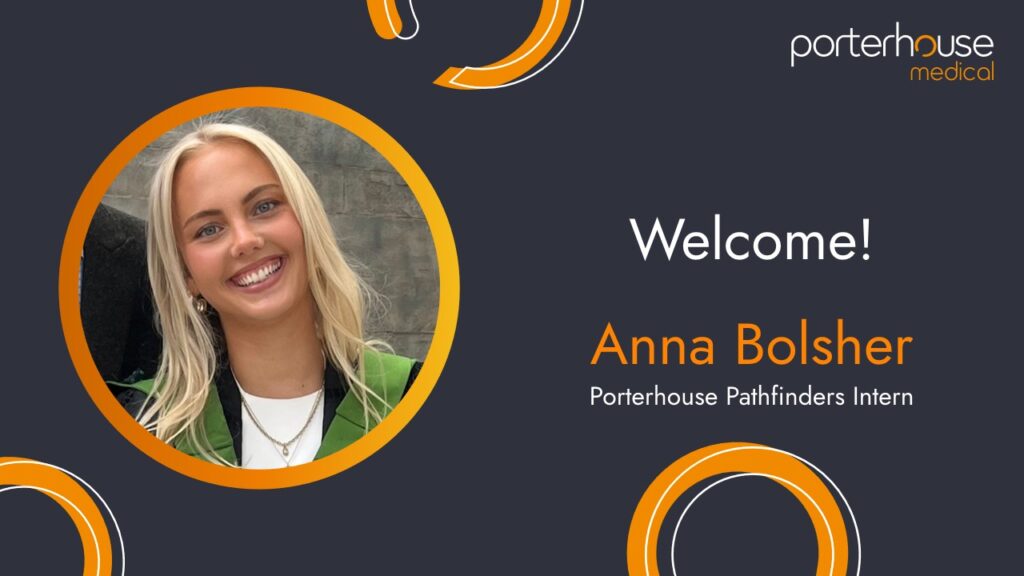 Photo of smiling female intern at Porterhouse Medical