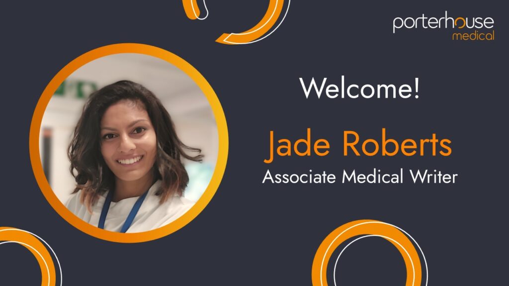 Photo of female scientist who has just joined Porterhouse medical as a writer